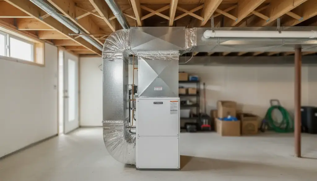 Natural gas heating